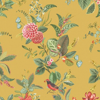 PiP Studio Tapet Floris Yellow