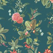 PiP Studio Tapet Floris Dark blue