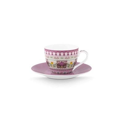 PiP Studio Espressokopp med fat Lily & Lotus