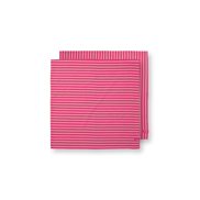 PiP Studio Kökshandduk Stipes Pink 2st 65 x 65cm