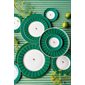 PiP Studio Tallrik Love Birds Stripes Emerald/Green 17 cm