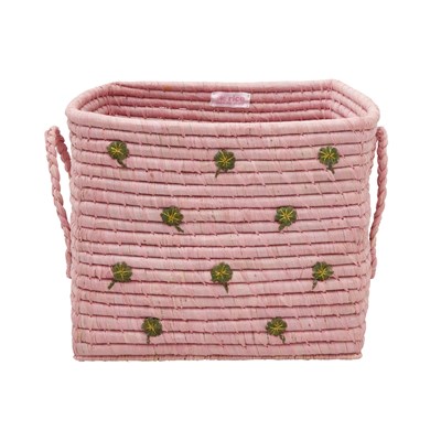 Rice Förvaringskorg Clovers Pink