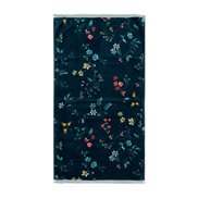 PiP Studio Handduk Les Fleurs Dark Blue 55x100 cm