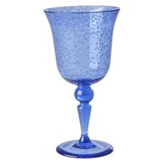 Rice Vinglas Bubble Blue