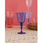 Rice Vinglas Bubble Blue