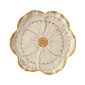 Rice Tallrik Flower Yellow