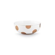 PiP Studio Skål Dot Delight White Gold 15 cm