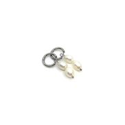 Pipol Örhänge Mint Duo Pearl Silver