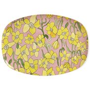 Rice Tallrik Oval Daffodils