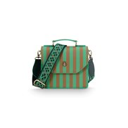 PiP Studio Väska Frances Green Stripe Small