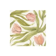 Axlings Linne Servett Tulips Dusty Pink