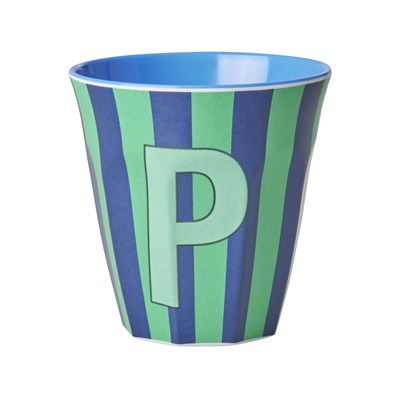 Rice Mugg P Sripes Blue Medium
