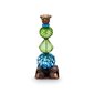 PiP Studio Ljusstake Bead Blue/Green 23,5cm