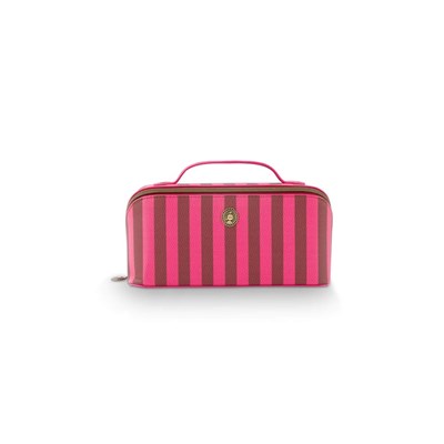 PiP Studio Necessär Cyrille Medium Stripe Pink