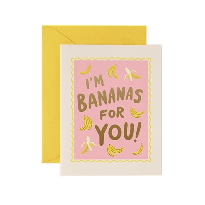 Rifle paper co Kort Bananas For You