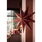 PiP Studio Julstjärna Dark Red Print 60 cm
