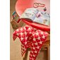 Rice Barnfilt Heart Red