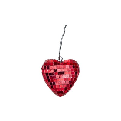 Rice Disco Heart Red Liten