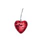 Rice Disco Heart Red Liten
