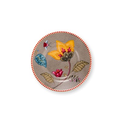 PiP Studio Tallrik Blooming Tales Fantasy Khaki 12 cm