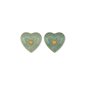 PiP Studio Ljusstake Heart Green 2st