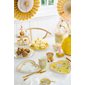 PiP Studio Ljusstake Heart Yellow 2st