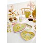 PiP Studio Tallrik Lily&Lotus Heart 2-pack Yellow