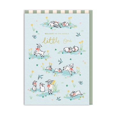 Cath Kidston Kort Hello Little One Lambs