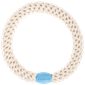 Kknekki Hårsnodd Blue Bead/Ivory