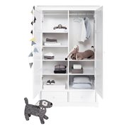 Oliver Furniture Garderob Seaside White