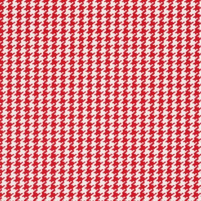 Ralph Lauren Tyg Caraval Houndstooth Red