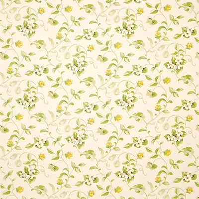 Sanderson Tyg Orchard Blossom Lemon/Green