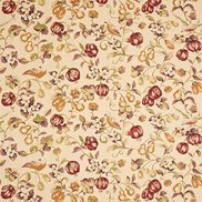 Sanderson Tyg Pear & Pomegranate Mandarin/Damson