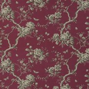 Ralph Lauren Tyg Ashfield Floral Winter Berry
