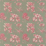 Sanderson Tyg Etchings & Roses Pewter