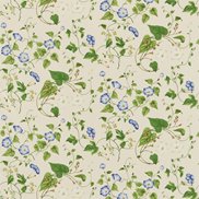 Sanderson Tyg Moonflower Ivory/Green
