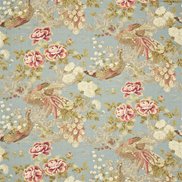 Sanderson Tyg Borocay Blue/Damson