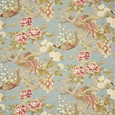 Sanderson Tyg Borocay Blue/Damson