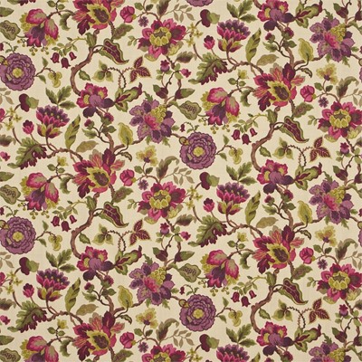 Sanderson Tyg Amanpuri Mulberry/Olive 1,3 m