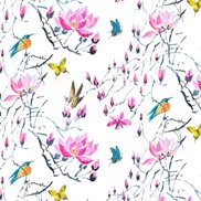Designers Guild Tyg Madame Butterfly Peony