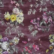Designers Guild Tyg Caprifoglio Grande Damson