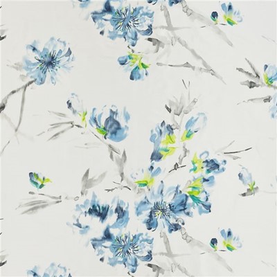 Designers Guild Tyg Oriental Flower Indigo