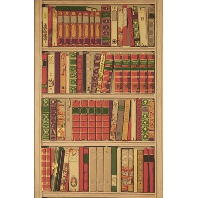 Brunschwig & Fils Tapet Bibliotheque Cognac