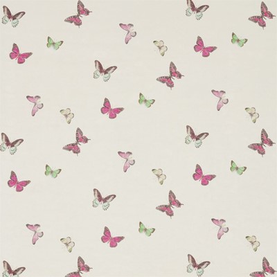 Sanderson Tyg Butterfly Voile Fuchsia/Cream