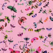 Christian Lacroix Tapet Mariposa Bougainvillier