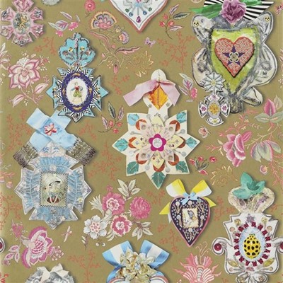 Christian Lacroix Tapet Cocarde Or