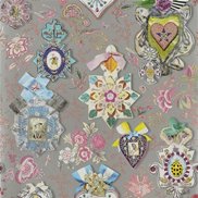 Christian Lacroix Tapet Cocarde Argent