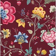 PiP Studio Tapet Floral Fantasy Burgundy