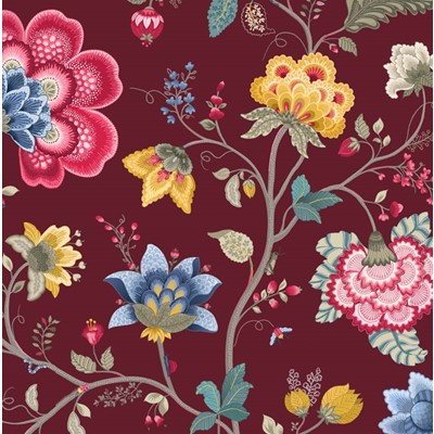 PiP Studio Tapet Floral Fantasy Burgundy