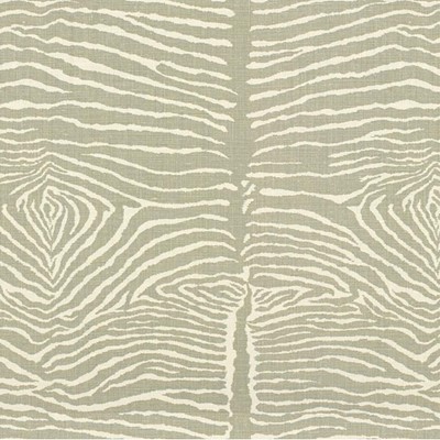 Brunschwig & Fils Tyg Le Zebre Pewter